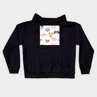 Woodland Animals Kids Print Kids Hoodie